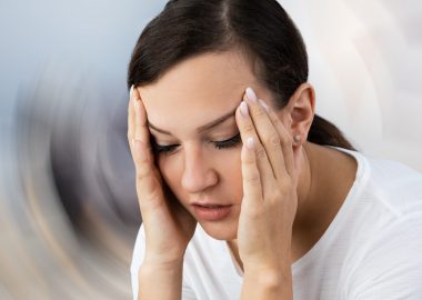 Photo Of Young Woman Suffering From Vertigo illness